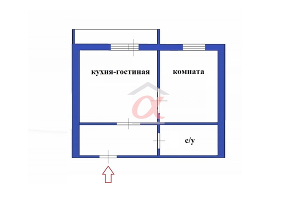 
  Продается 1-комн. квартира, 40.8 м², Авроры ул, д. 10
. Фото 10.