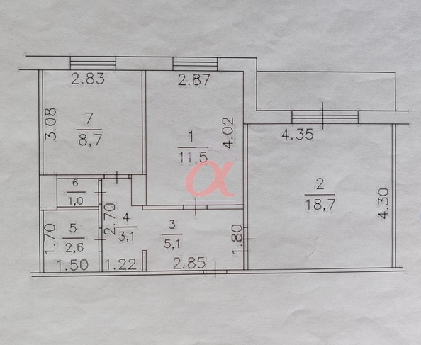 
  Продается 2-комн. квартира, 50.7 м², Свободы ул, д. 29
. Фото 18.