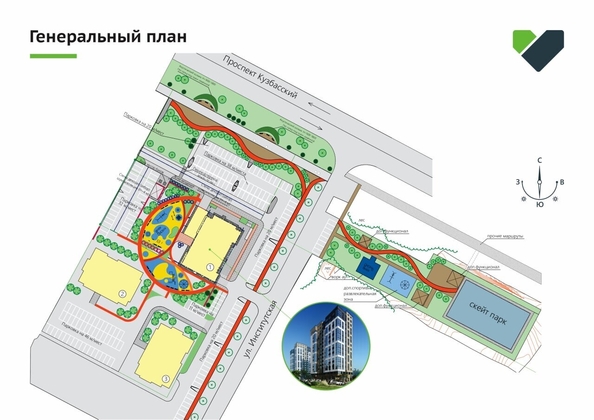 
  Продается 2-комн. квартира, 49.2 м², ЖК Чемпион-парк, дом 1
. Фото 14.