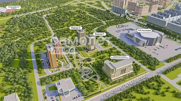 
  Продается 2-комн. квартира, 55.5 м², ЖК Панорама, (Октябрьский, 32а к.1)
. Фото 10.