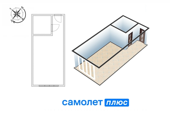 
  Продается студия, 27.3 м², ЖК Южный, дом Ю-6
. Фото 14.