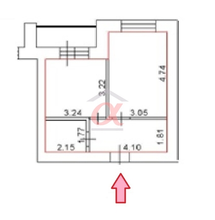 
  Продается 1-комн. квартира, 36 м², Строителей б-р, д. 60к4
. Фото 5.