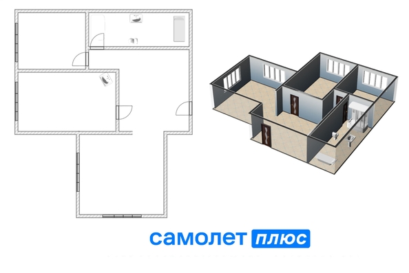 
  Продается 2-комн. квартира, 76.3 м², Марковцева ул, д. 6
. Фото 38.