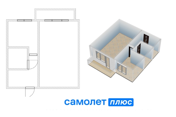 
  Продается 1-комн. квартира, 32.4 м², Попова ул, д. 7
. Фото 1.