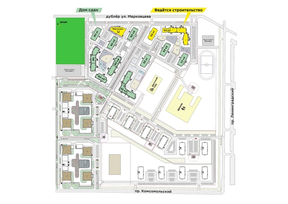 
  Продается 2-комн. квартира, 57.4 м², ЖК Верхний бульвар-2, дом 53 корп 2
. Фото 8.