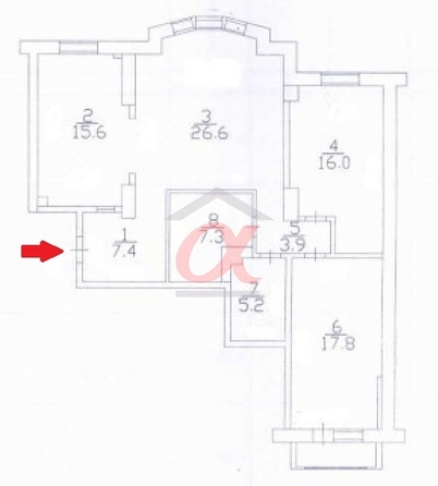 
  Продается 3-комн. квартира, 99.8 м², Шахтеров пр-кт, д. 66
. Фото 27.