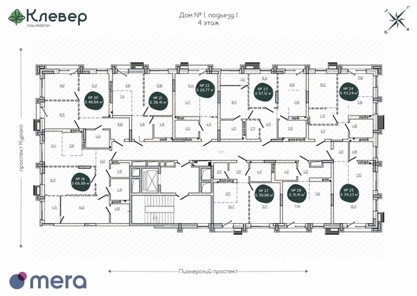 
  Продается 1-комн. квартира, 31.41 м², ЖК Клевер
. Фото 1.