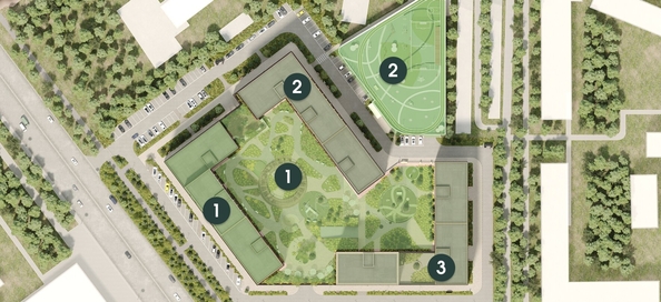 
  Продается 2-комн. квартира, 44.26 м², ЖК Клевер
. Фото 9.
