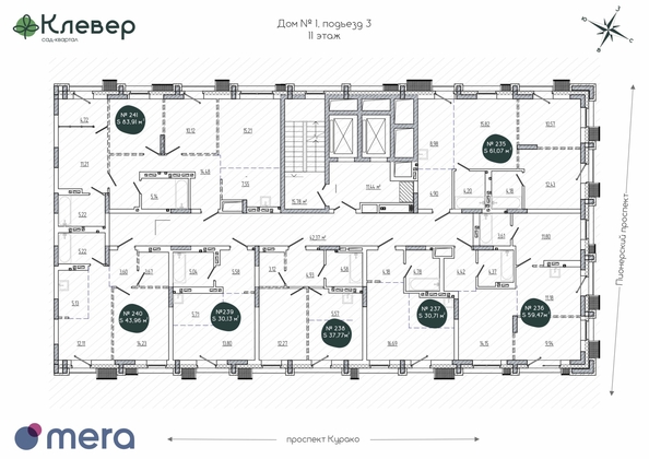 
  Продается 1-комн. квартира, 30.13 м², ЖК Клевер
. Фото 1.