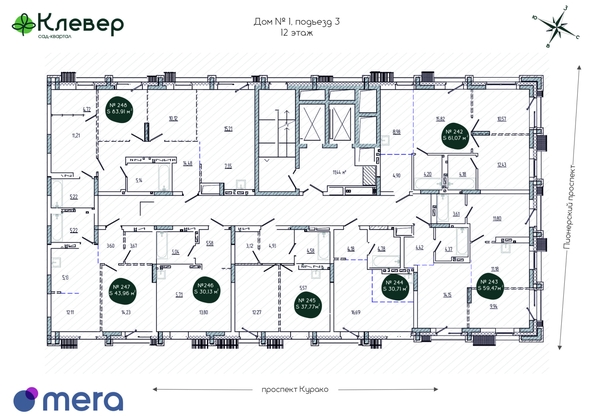 
  Продается 1-комн. квартира, 30.13 м², ЖК Клевер
. Фото 1.