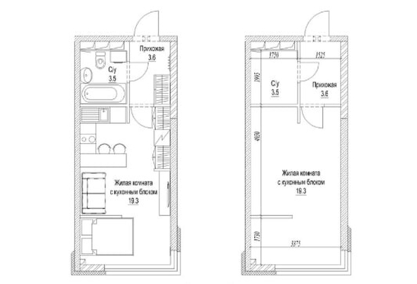 
  Продается студия, 28.1 м², 2-й микрорайон, д. 24
. Фото 4.