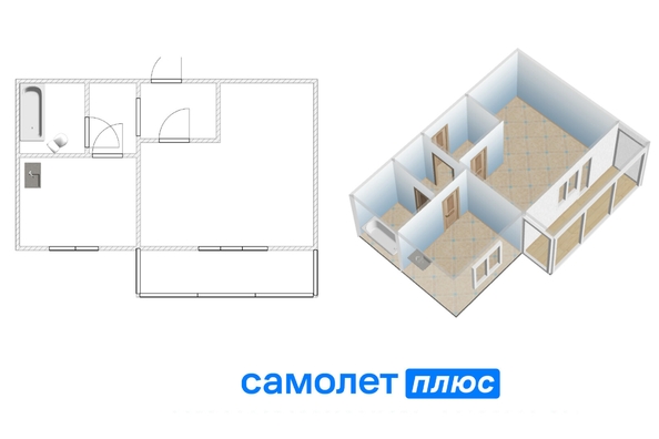 
  Продается 1-комн. квартира, 29 м², Инициативная ул, д. 103А
. Фото 7.