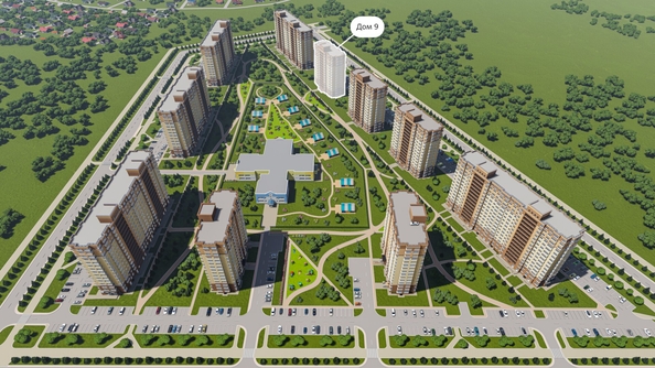 
  Продается 2-комн. квартира, 57 м², ЖК Сити-парк, дом 9
. Фото 2.