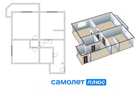 
  Продается 2-комн. квартира, 74.7 м², Октябрьский пр-кт, д. 36Г
. Фото 23.