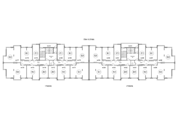 
  Продается студия 27.1 м², в ЖК Сити-парк, дом 10. Фото 2.