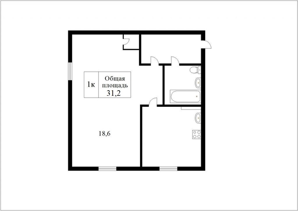 
  Продается 1-комн. квартира 31.2 м². Фото 15.