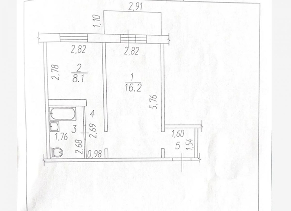 
  Продается 1-комн. квартира 34.1 м². Фото 10.