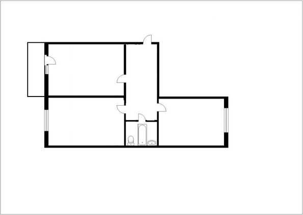 
  Продается 2-комн. квартира 52 м². Фото 24.