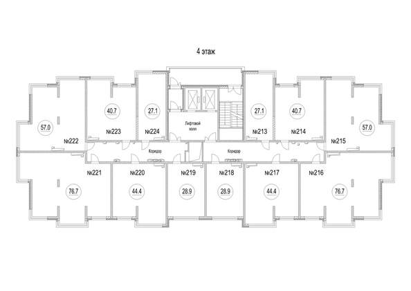 
  Продается студия 28.9 м², в ЖК Новоильинка, 1 этап. Фото 1.