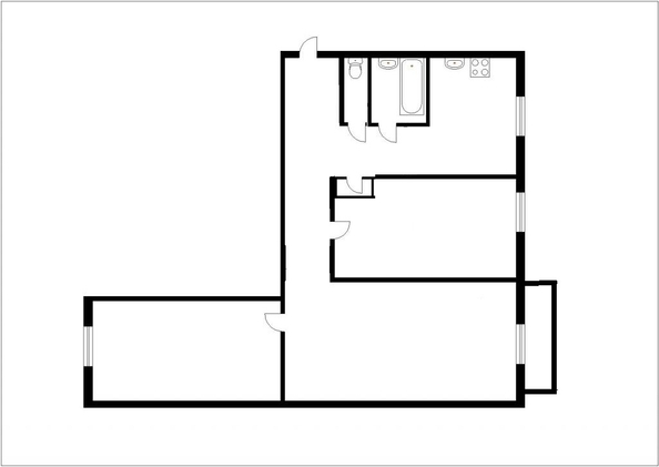 
  Продается 3-комн. квартира 55.9 м². Фото 13.