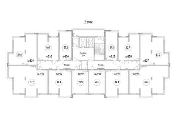 
  Продается 1-комн. квартира 44.4 м², в ЖК Новоильинка, 1 этап. Фото 1.