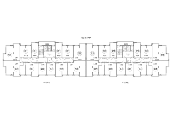 
  Продается 2-комн. квартира 66.1 м², в ЖК Сити-парк, дом 10. Фото 3.