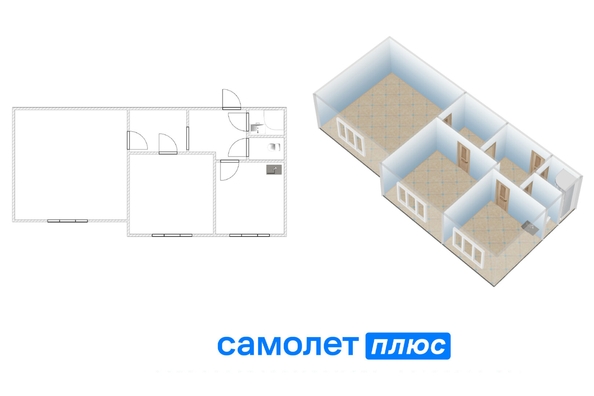 
  Продается 2-комн. квартира 54.7 м². Фото 16.