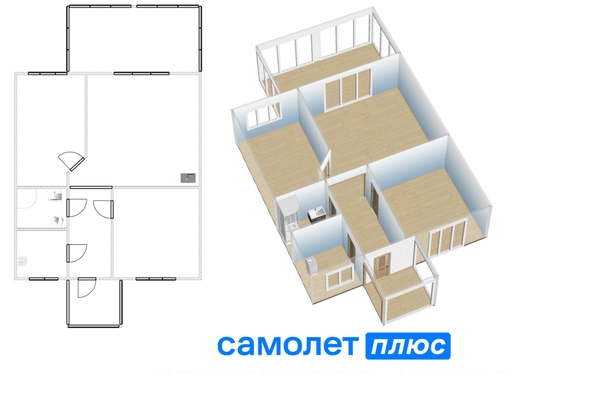 
  Продается коттедж 91.2 м². Фото 2.