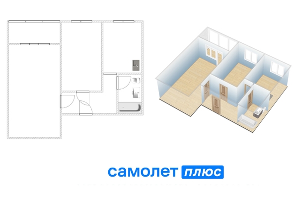 
  Продается 2-комн. квартира 41.9 м². Фото 17.