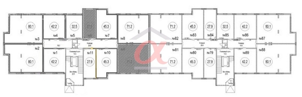 
  Продается 3-комн. квартира 80.8 м². Фото 34.