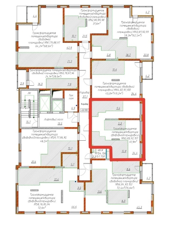 
  Продается 3-комн. квартира 61.9 м², в ЖК Чемпион-парк, дом 1. Фото 5.