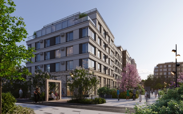 
  Продается 1-комн. квартира 26.5 м², в ЖК Уютный квартал, дом 2. Фото 30.