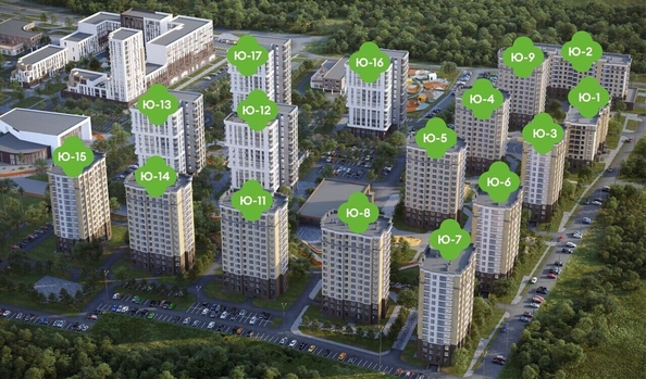 
  Продается 2-комн. квартира 55.8 м², в ЖК Южный, дом Ю-16. Фото 9.