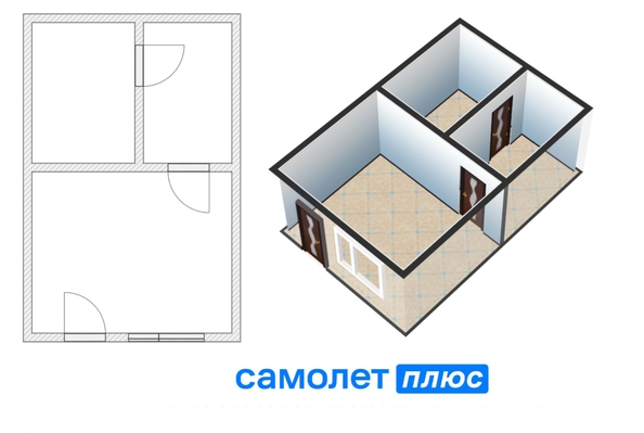 
  Продается дом 60 м². Фото 2.