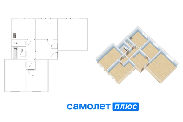 
  Продается 4-комн. квартира 76.3 м². Фото 4.