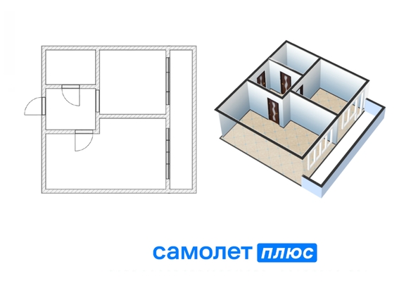 
  Продается 1-комн. квартира 32.4 м², в ЖК Кемерово-Сити, дом 37 блок-секция 1, 2, 3. Фото 5.