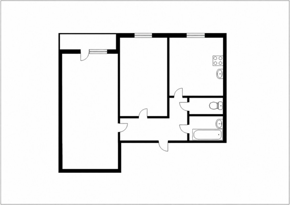
  Продается 2-комн. квартира 42.8 м². Фото 25.