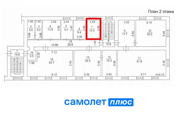 
  Сдается универсальное помещение 9.4 м². Фото 2.