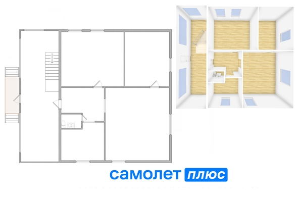 
  Продается коттедж 98.1 м². Фото 35.