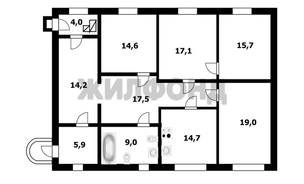 
   Продам дом, 131.7 м², Толмачево село

. Фото 17.