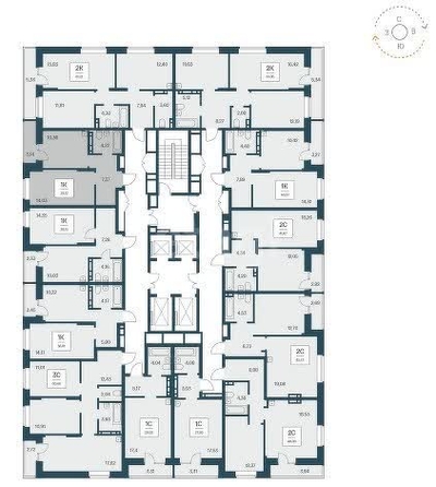 
   Продам 1-комнатную, 39.12 м², Игарская ул, 33

. Фото 9.