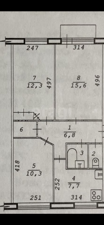 
   Продам 3-комнатную, 57.4 м², Доватора ул, 19/1

. Фото 7.