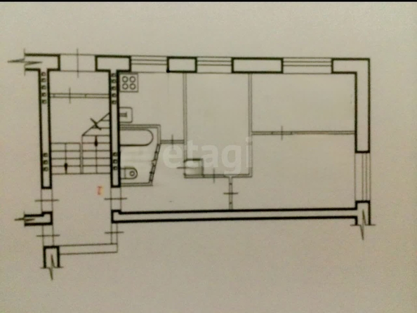 
  Сдам в аренду 3-комнатную квартиру, 45 м², Новосибирск

. Фото 7.