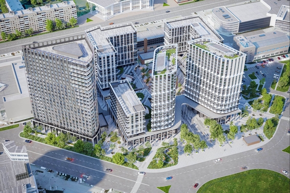 
  Продается 1-комнатный апартамент, 39.71 м², АК АЭРОН, cекция B1
. Фото 1.