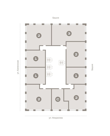 
   Продам 3-комнатную, 90.22 м², Мылзавод, дом 9

. Фото 1.