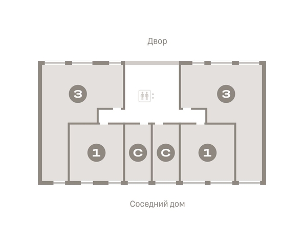 
   Продам 1-комнатную, 45.6 м², Европейский берег, дом 45

. Фото 1.