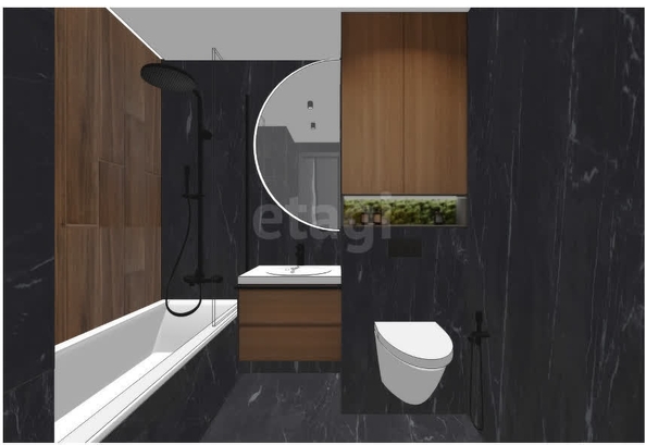 
  Продается 2-комн. квартира, 53.7 м², ЖК Азимут, дом 4
. Фото 2.