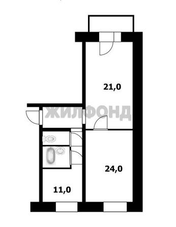 
   Продам 2-комнатную, 70 м², Вилюйская ул, 1

. Фото 6.