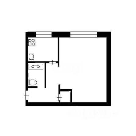 
  Сдам в аренду 1-комнатную квартиру, 30.9 м², Новосибирск

. Фото 11.
