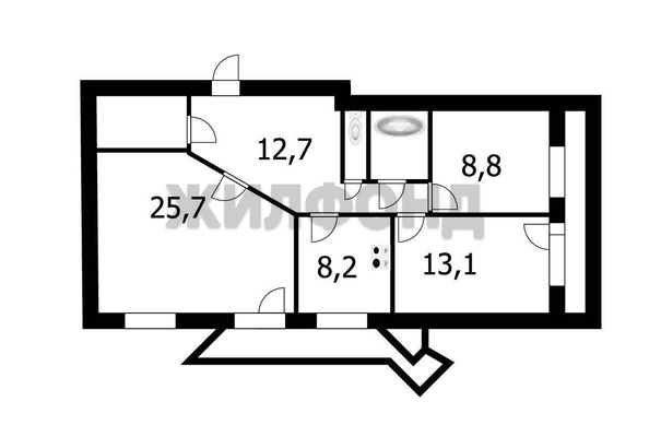 
   Продам 3-комнатную, 79.3 м², Немировича-Данченко ул, 49

. Фото 1.